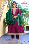 Plus Fena By Aanchi Vichitra Silk Kurti With Bottom Dupatta Wholesalers In Surat
